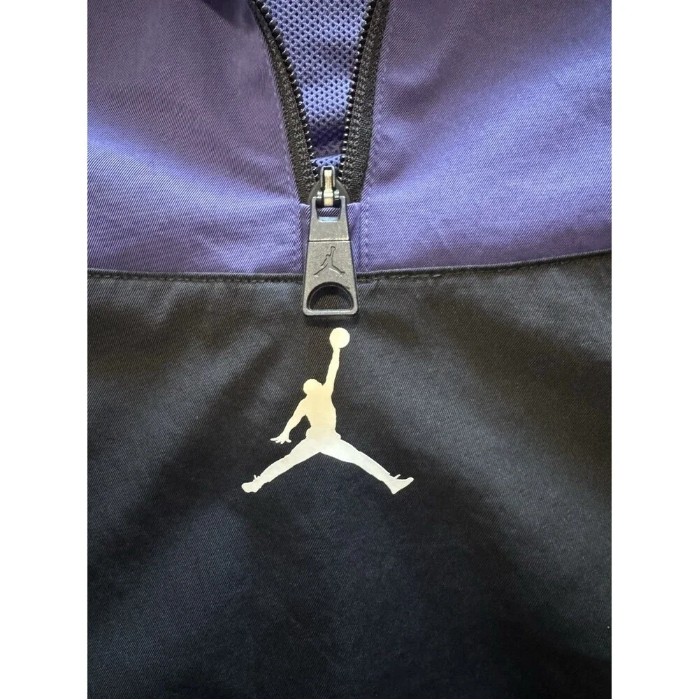 Nike Jordan Sport Men Golf Jacket S Purple Aquatone Vented Windbreaker DZ0553